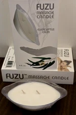 FUZU Massage Candle EUCALYPTUS CALM, 4 oz
