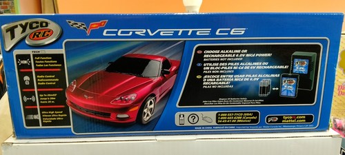 Vintage 2003 Tyco RC RADIO CONTROL CORVETTE C6 Red New in Box Excellent Conditio - Picture 6 of 7