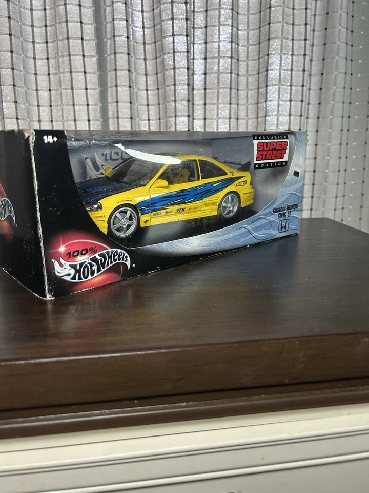 Honda Civic SI 2002 Hot Wheels Custom edición Super Street (combo de colores raros) Foto 3 de 4