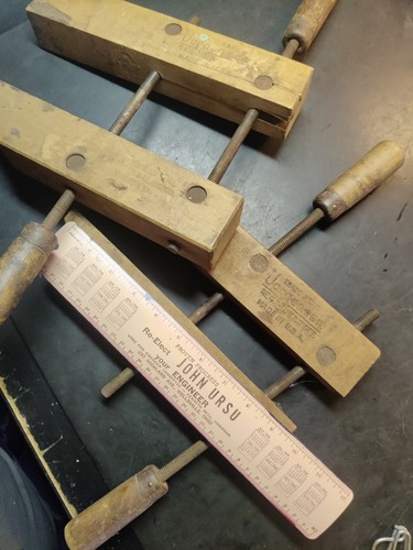 Vintage Jorgensen verstellbare Schraubzwingen 2 Stück