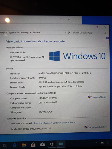 Microsoft Surface Pro 2 core i5 8gb 256gb 10.6" Win 10 Charger Issue Please Read - Picture 5 of 7