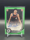 2025-26 Bowman Basketball - Kobe Sanders Rookie Autographs Paper Green /99 (RC)