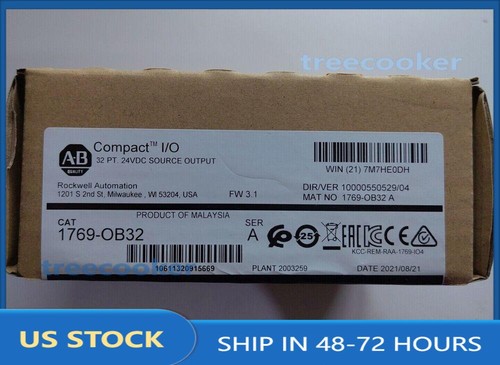 New Sealed 1769-OB32 / A CompactLogix 32 Pt 24VDC D/O Module 1769OB32 Free Ship - Picture 1 of 1