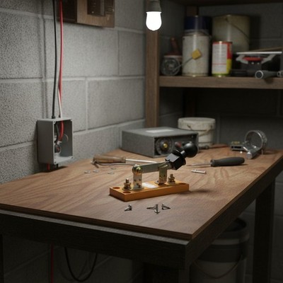AC 400V 200A Single Throw Electric Brake Open Type Safety Knife Switch SPST
