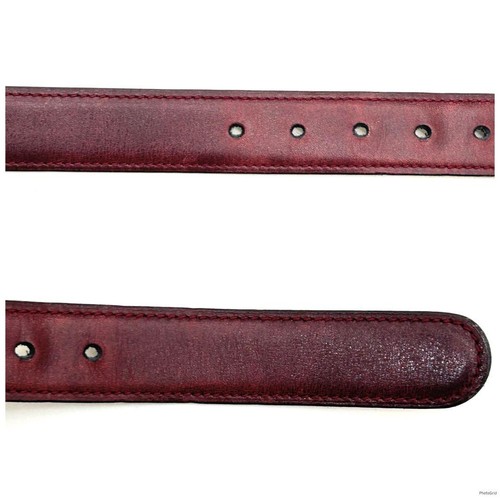 Gucci Leather Belt Interlocking G Gold Buckle Men's Women's Classic Accessory - Picture 8 of 9
