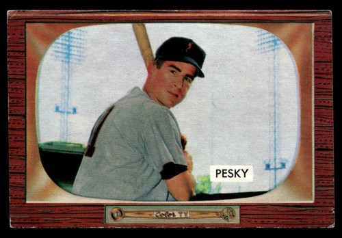 Johnny Pesky 1955 Bowman Card #241 Baltimore Orioles - Picture 1 of 2