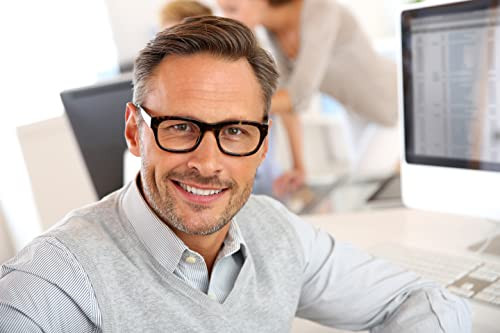 4 Pack of Classic Blue Light Blocking Reading Glasses - Scratch Resistant 2.50 - Bild 2 von 6