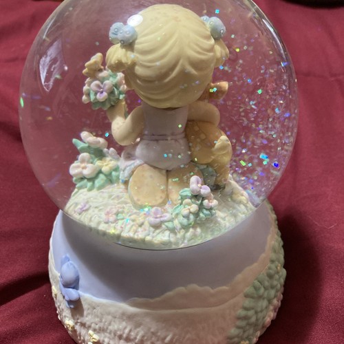 Disney Showcase Collection Precious Moments 2007 Bambi Musical Snow Globe Rare - Picture 8 of 9