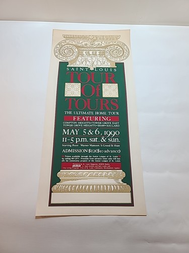 Tower Grove East St Louis MO And More 1990 Ultimate House Tours Poster 11" x 24" - Picture 2 of 18