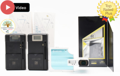 New Charger × 2【NEAR MINT】KYOCERA Finecam SL400R 4.0MP Digital