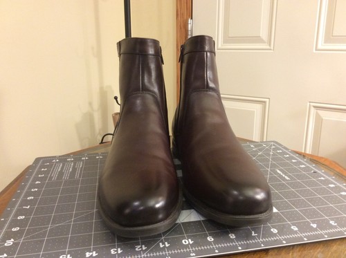Stivali Florsheim Midtown Cognac con cerniera taglia 12 EEE - Foto 5 di 10
