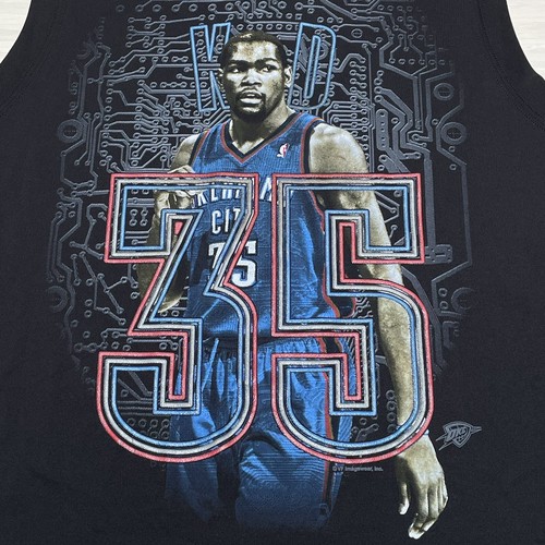 NBA Majestic Kevin Durant Oklahoma City Thunder Basketball Jersey #35 KD Medium - Picture 7 of 12