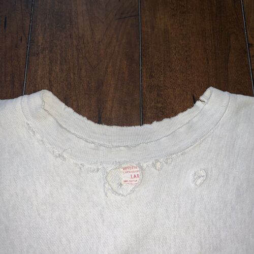 Vintage Champion 1960s True USA Reverse Weave Sweatshirt Gray Basic Crewneck 60s - Picture 10 of 12