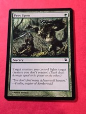 2011 Magic The Gathering Innistrad #200 Prey Upon, C, G, NF, cd1