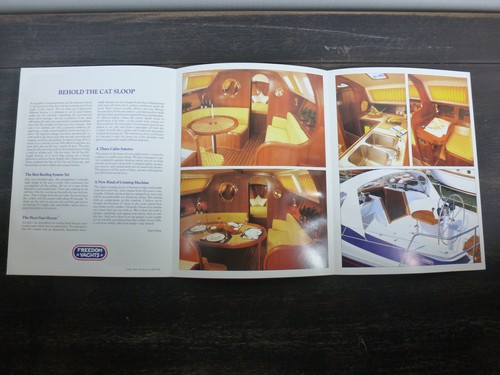 Freedom 32 original factory sailboat brochure - Picture 2 of 3
