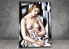 Tamara de Lempicka Nude with Buildings CANVAS PAINTING ART PRINT 1304