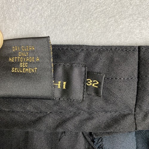 NWT BUGATCHI Soft Touch UNHEMMED Men's Dress Pants 32 Black Grey Office Wedding - Picture 7 of 18