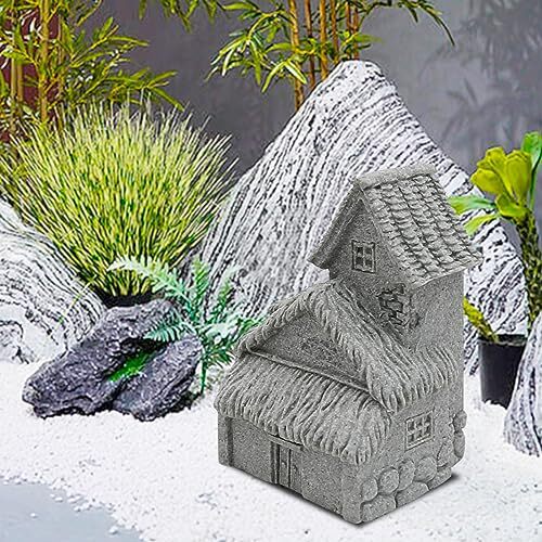 3 PIEZAS Micro Casas de Pueblo, Paisajismo Casas Chinas, Micro Decoración de Paisaje - Imagen 7 de 7