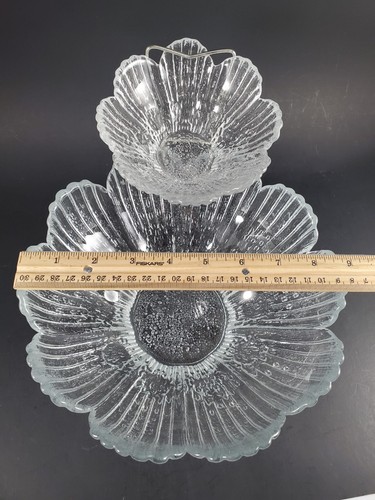 Vtg Lasisepat Mantsala Finland Art Glass Chip Dip Designer Pertti Kallioinen MCM - Picture 9 of 17