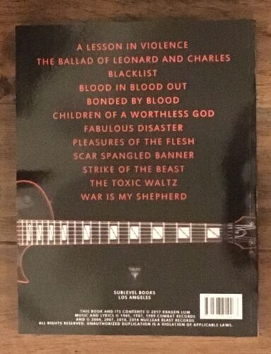 Libro de pestañas autografiado de Exodus "Pleasures Of The Frets: The Guitar Anthology" - Imagen 2 de 2