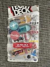 Tech Deck World Edition Girl & Chocolate Skate Ultra DLX Fingerboard 4 Pack.~