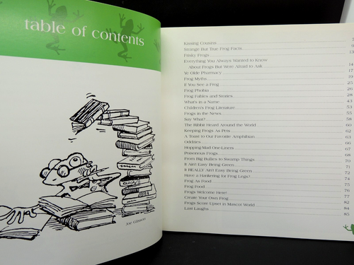 The Little Book of Frogs Kathy Hunt (editor) 1997 Dellas Frog Facts RARE HTF - Picture 5 of 12
