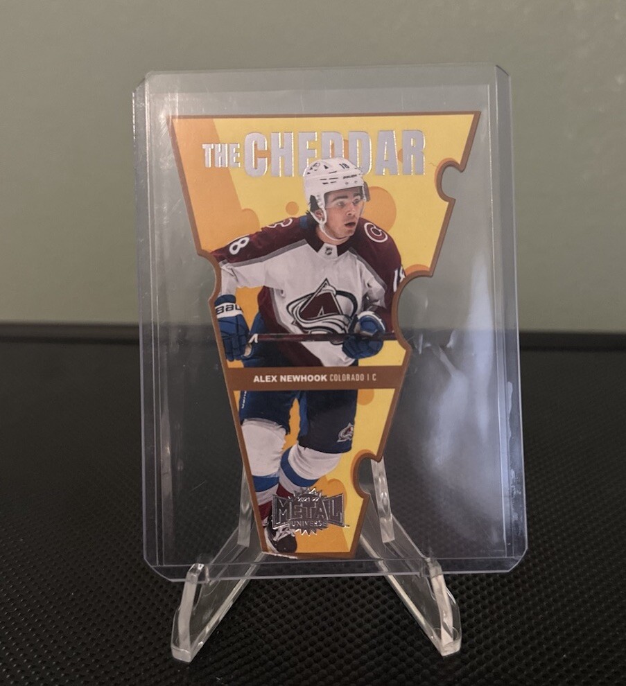 2021-22 Skybox Metal Universe - The Cheddar #TC-28 Alex Newhook (RC)