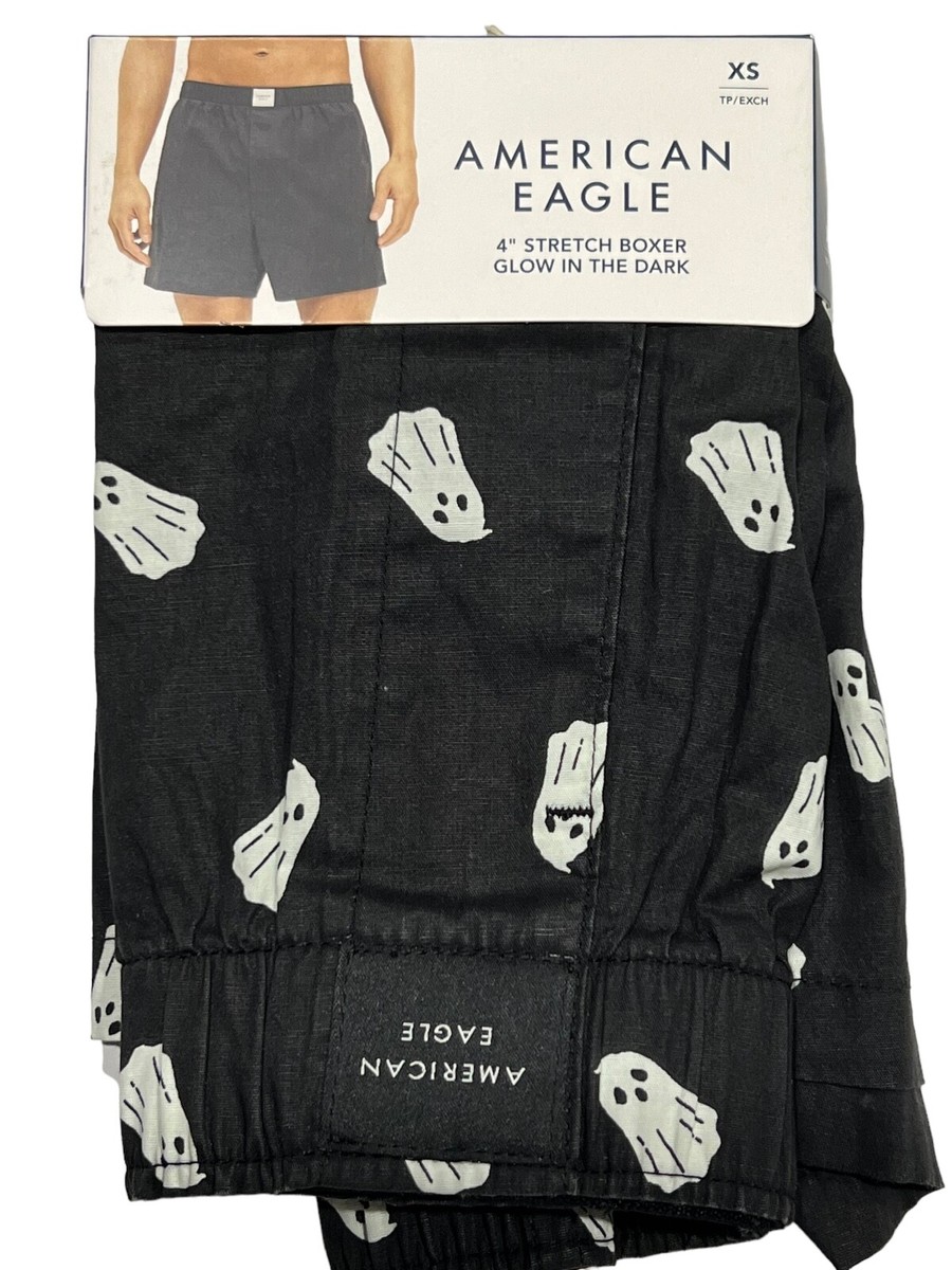 NWT AMERICAN EAGLE Stretch Boxer Sz XS-S-M-L-XL Black White