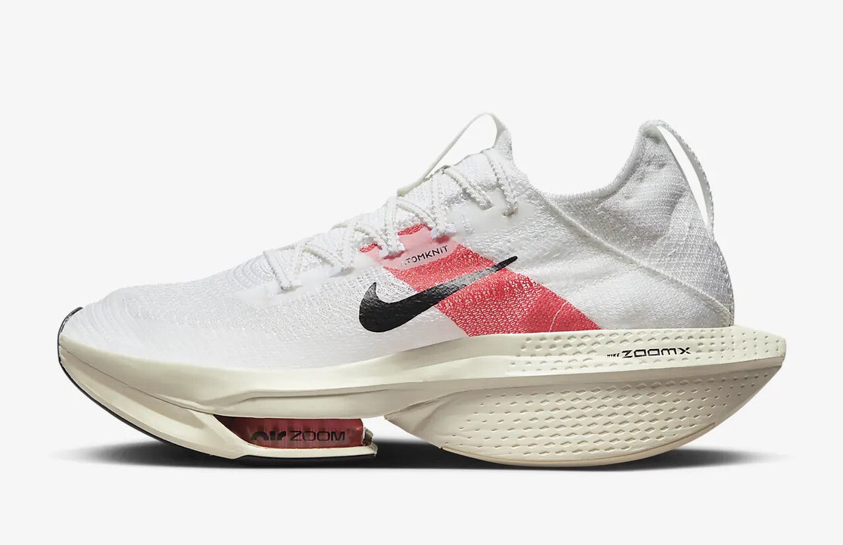 Nike Air Zoom Alphafly Next% 2 EK White/Red Mens US 11.5
