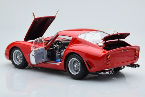 FERRARI 250 GTO - 1/18 SCALE DIECAST MODEL CAR - W/ OPENING DOORS BY KYOSHO - Picture 2 of 9