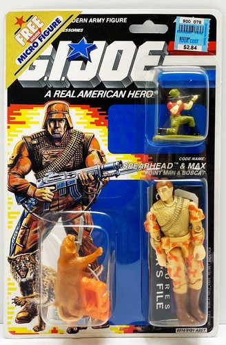 Modellino GI Joe SPEARHEAD & MAX 1988 MOC Hasbro vintage sigillato in fabbrica - Foto 2 di 10