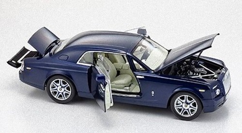 Kyosho Kyo8862BL ROLLS ROYCE PHANTOM COUPE - BLUE METALLIC 1/18 - Bild 1 von 2