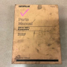 CAT Caterpillar 325 325L PARTS MANUAL BOOK CATALOG LIST HYD EXCAVATOR sn 6RM 7LM