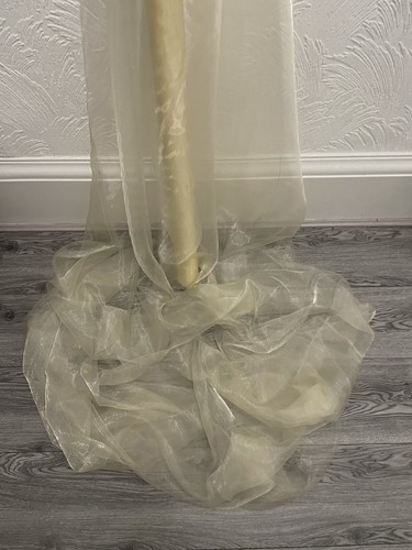 Tejido de organza beige 58'' PRECIO POR METRO - Imagen 2 de 2