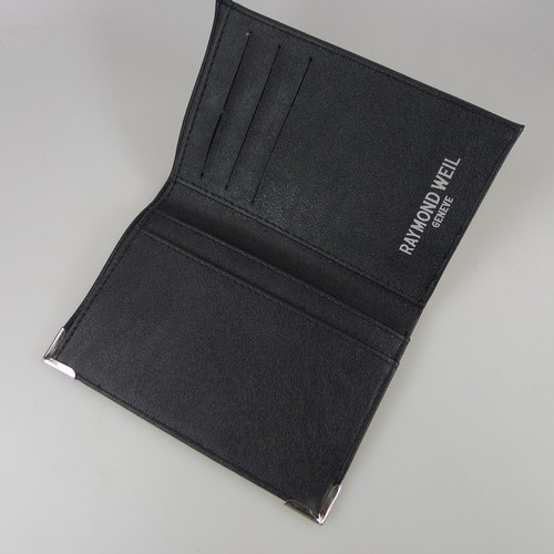Raymond Weil Black Leatherette Wallet with Outer Box - Picture 3 of 4