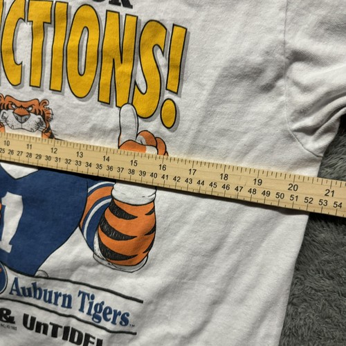 Vintage Auburn Tigers 1993 Perfect Season Long Sleeve T Shirt  Size Large - Picture 9 of 9