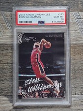 2019-20 Panini Chronicles Zion Williamson LUMINANCE Rookie #143 PSA 10 GEM MT RC