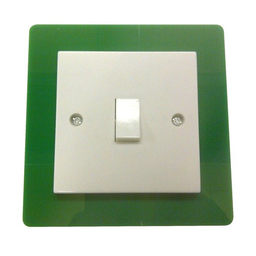 Interruptor Individual Envolvente Colorido Acrílico Decorativo perspex Placa - Imagen 13 de 27