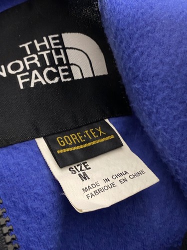Vintage The North Face Gore-Tex 3-In-1 Jacket M Blue Black Fleece Liner Hooded - Picture 22 of 24