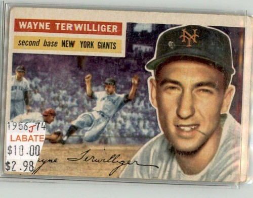 1956 Topps Mantle-Mays-Williams-Aaron-Clemente-Koufax-Campanella-Berra 157 Ava. - Foto 119 di 322