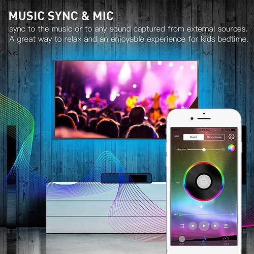 5M Bluetooth Waterproof RGB 12V 3528 SMD 300 LED Strip Lights Car Boat Caravan - Picture 12 of 14