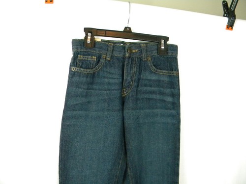 Crazy 8's Boot Cut Adjustable Waist Jeans Boy's/ Kid's Size 10R Dark Wash NWT - Picture 4 of 12