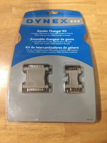 Dynex Serial Port Gender Changer Kit (DX-GCK) - DB9 DB25