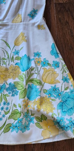 Alyn Paige ärmelloses Damenkleid Garten Party grün, blau, gelb, weiß - Bild 4 von 8