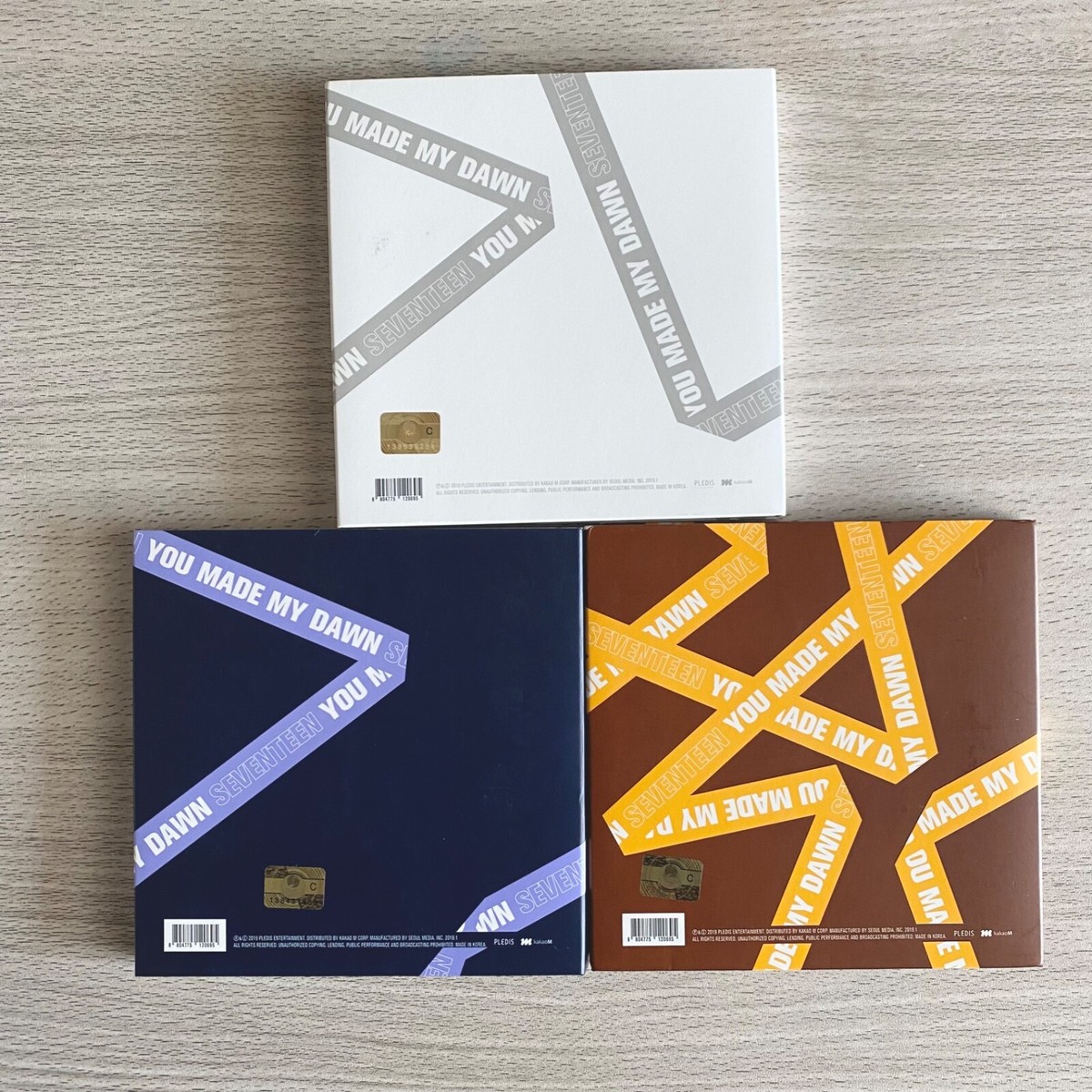 SEVENTEEN 6th mini album YOU MADE MY DAWN 3ver. set No Photo