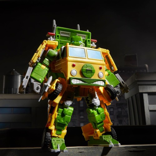 HASBRO TEENAGE MUTANT NINJA TURTLES X TRANSFORMERS 2024 DELUXE PARTY WALLOP - Picture 11 of 21