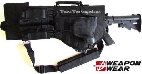 Tactical Rifle Sling Case plus Pistol and Mag Pouch Included Plus Free Gift BK Tactical Rifle Sling Case plus Pistol and Included Mag Pouch Included and Plus Free Gift BK 9b6732