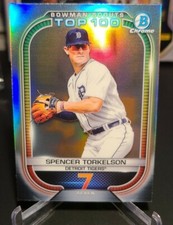 Spencer Torkelson 2021 Bowman Chrome Top 100 Insert Card BTP-7 Detroit Tigers