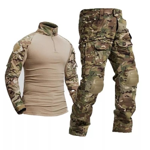 Uniforme de Combate Chaqueta Pantalones Conjunto Táctico Militar Ejército EE. UU. Traje Caza Paintball - Imagen 95 de 252