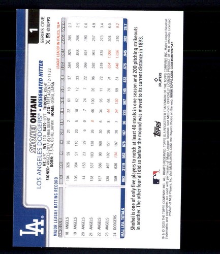 Topps Serie 1 Baseball 2025 (#1-175) Scegli tu - Completa il tuo set! - Foto 6 di 66